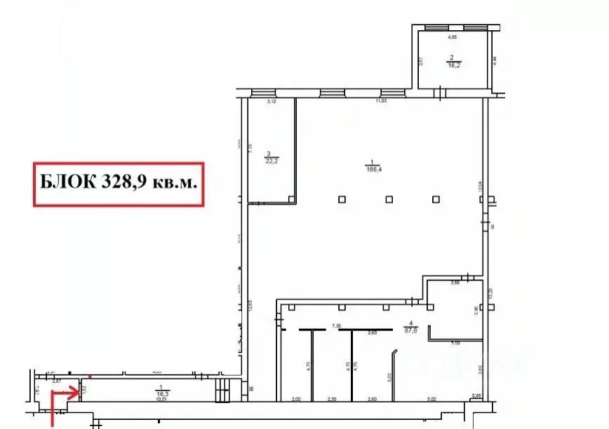 Помещение свободного назначения в Москва ул. Водников, 2С2 (335 м) - Фото 2