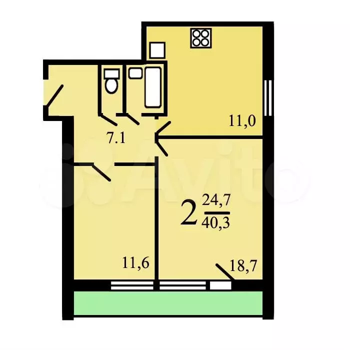 Аукцион: 2-к. квартира, 51,4 м, 5/16 эт. - Фото 0