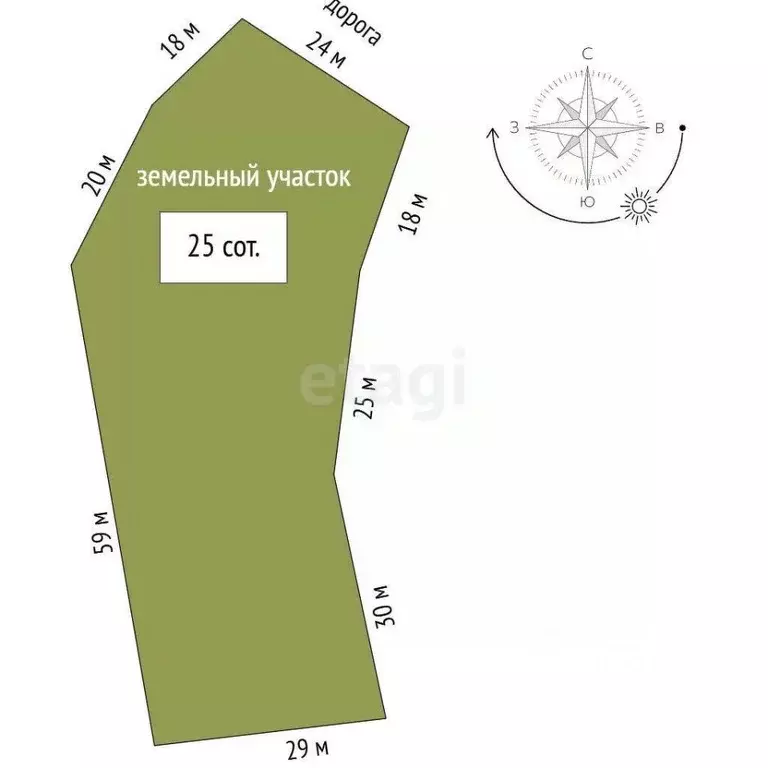 Участок в Крым, Феодосия муниципальный округ, с. Краснокаменка ул. ... - Фото 2