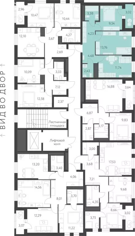 2-комнатная квартира: Екатеринбург, улица Академика Парина, 27/2 ... - Фото 2