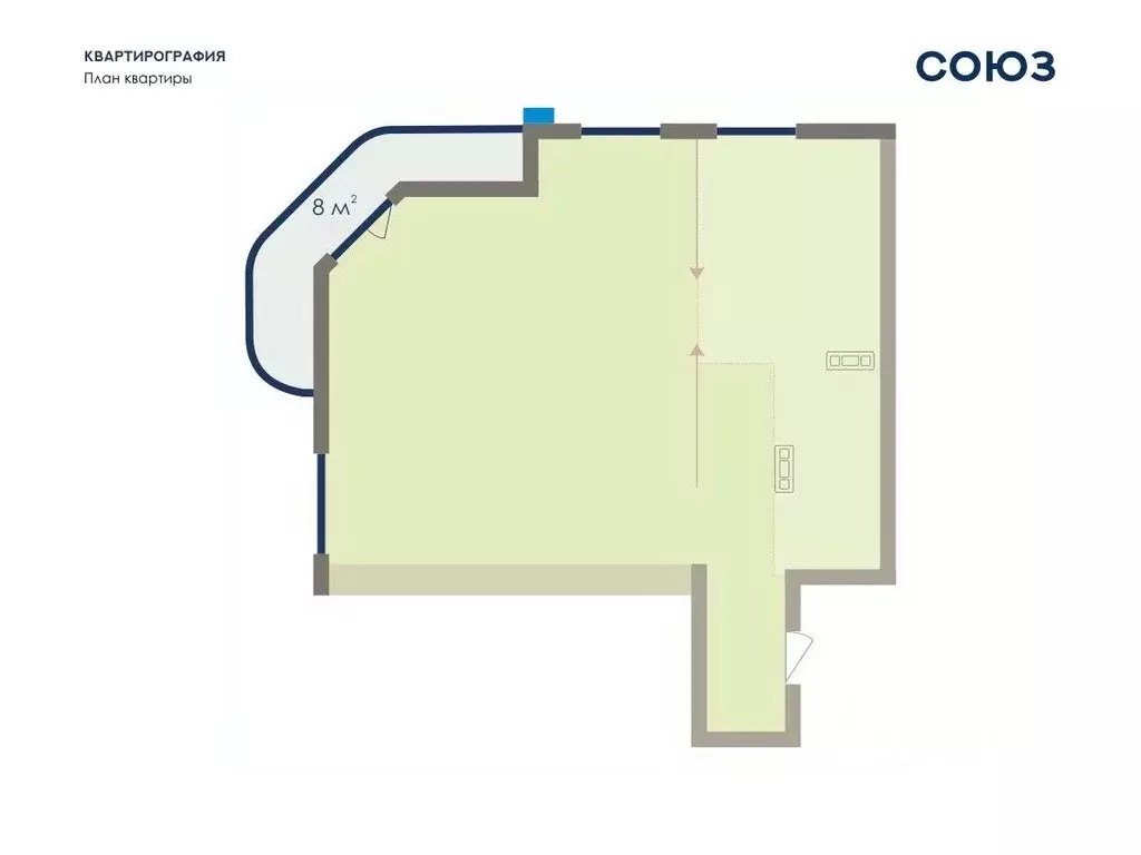 3-к кв. Кемеровская область, Новокузнецк ул. Павловского, 13Б (85.0 м) - Фото 0