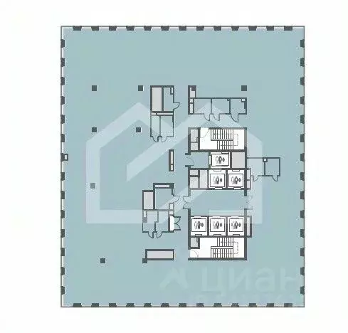 Офис в Москва Озерная ул., вл42 (1357 м) - Фото 2
