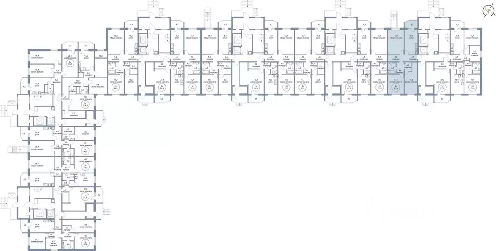 3-к кв. Ханты-Мансийский АО, Нефтеюганск 4-й мкр, 4к1 (90.9 м) - Фото 1