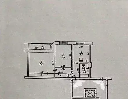 2-к кв. Калужская область, Калуга Звездная ул., 28 (53.6 м) - Фото 2