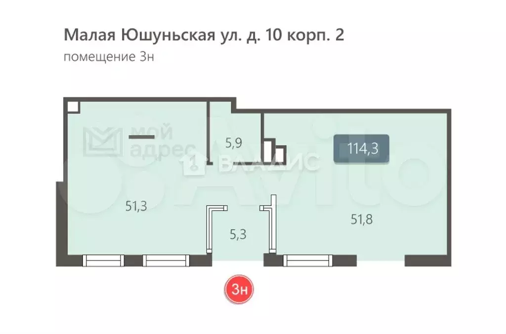 Сдам помещение свободного назначения, 114.3 м - Фото 0