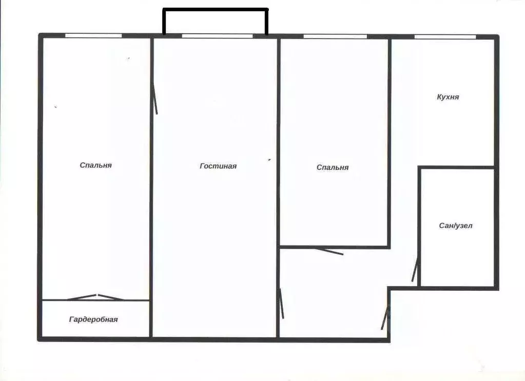 3-к кв. Иркутская область, Ангарск 93-й кв-л, 3 (55.1 м) - Фото 2