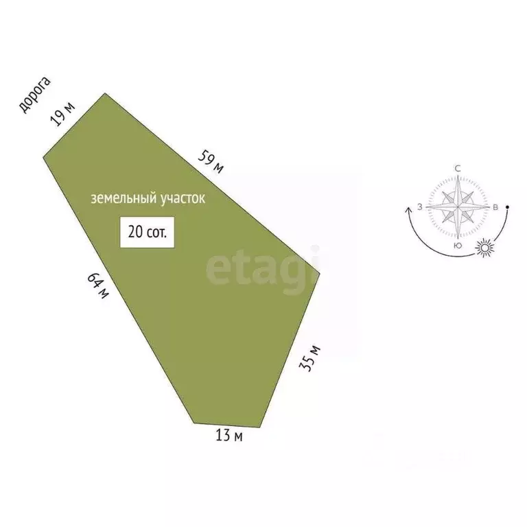 Участок в Вологодская область, Кирилловский муниципальный округ, д. ... - Фото 2