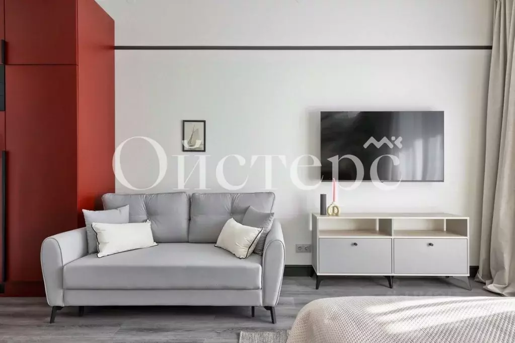 Студия Санкт-Петербург Уральская ул., 25 (25.2 м) - Фото 1