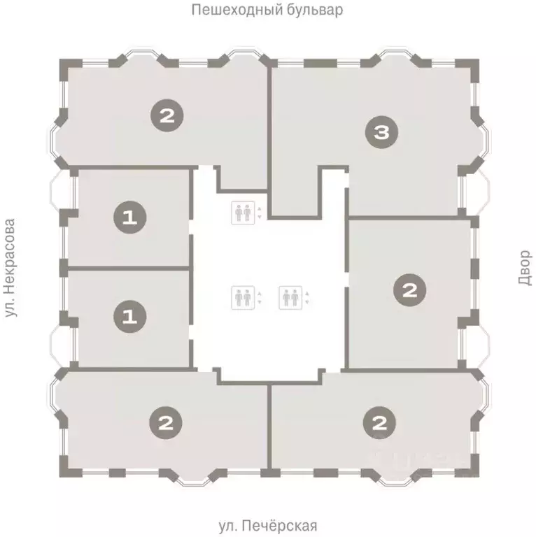 2-к кв. Свердловская область, Екатеринбург Вокзальный жилрайон, ул. ... - Фото 2
