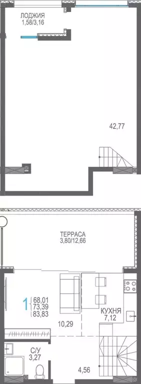 Студия Крым, Сакский район, Лесновское с/пос, с. Прибрежное Розовое ... - Фото 0