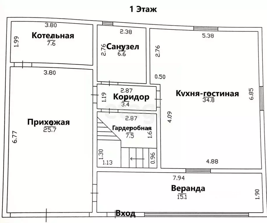 Дом в Сахалинская область, Южно-Сахалинск Скиф СНТ, 26 (159 м) - Фото 1