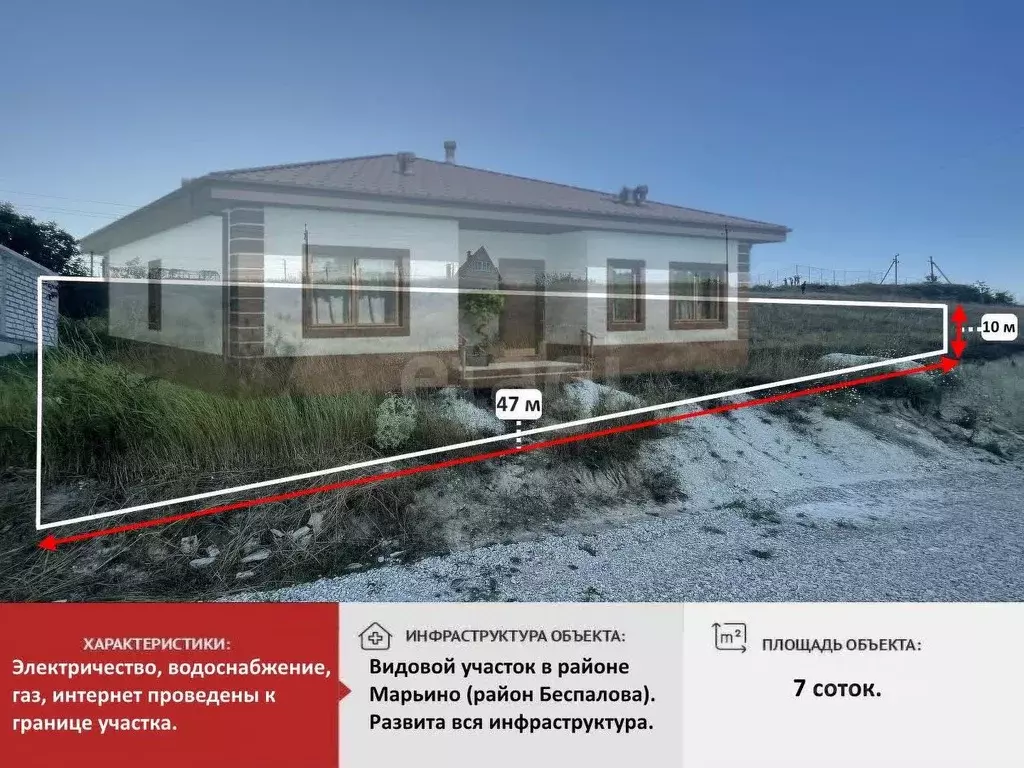 Участок в Крым, Симферополь ул. Беспалова (7.0 сот.) - Фото 1