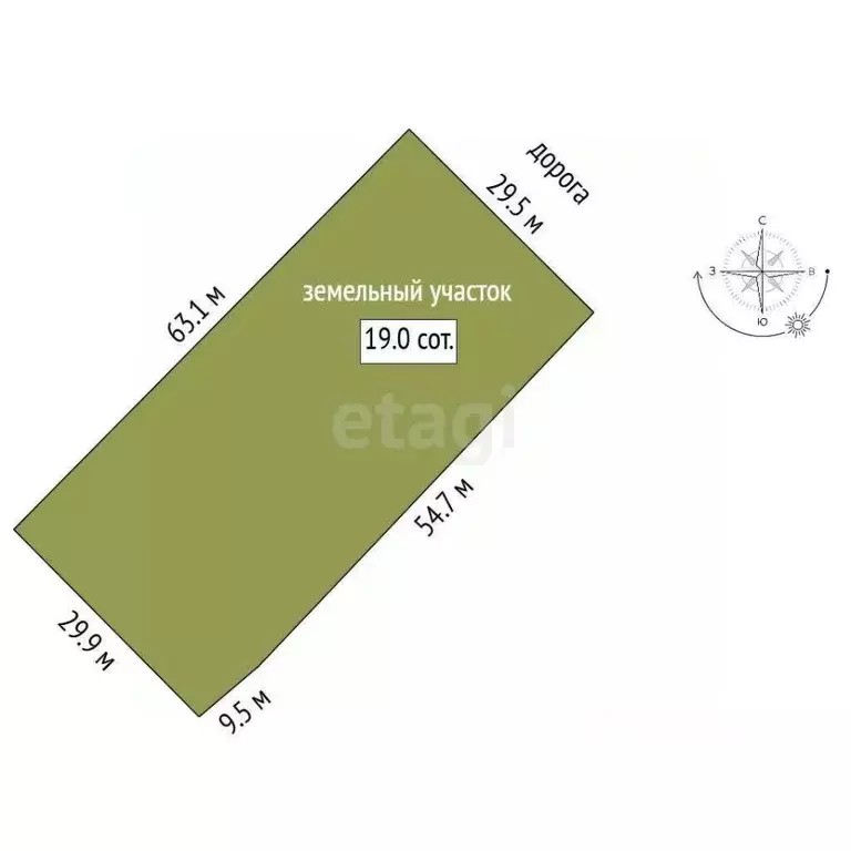 Участок в Омская область, Омский район, Усть-Заостровское с/пос, пос. ... - Фото 2