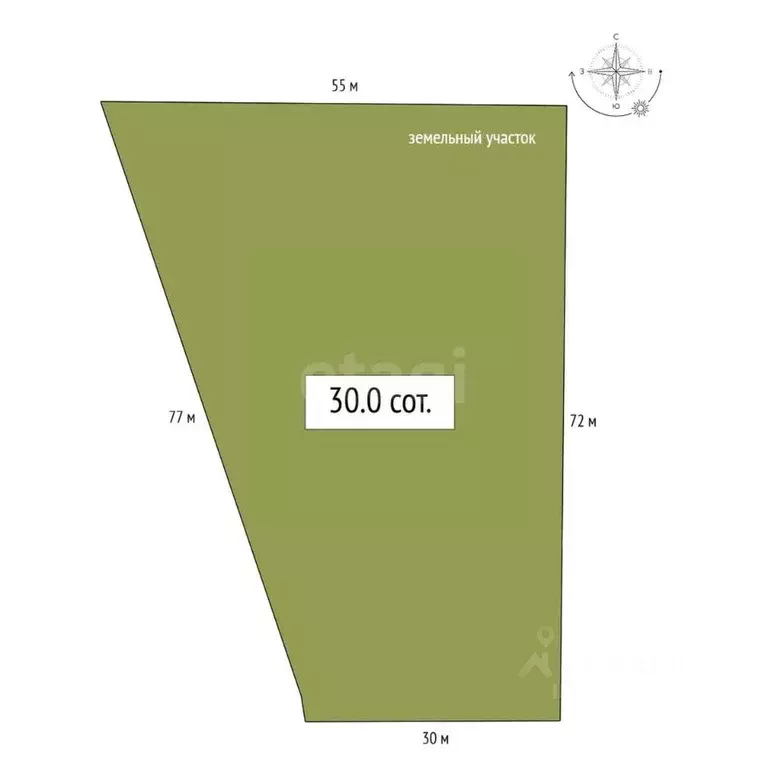 Участок в Алтай, Чемальский район, Рублевка ДПК  (30.0 сот.) - Фото 2