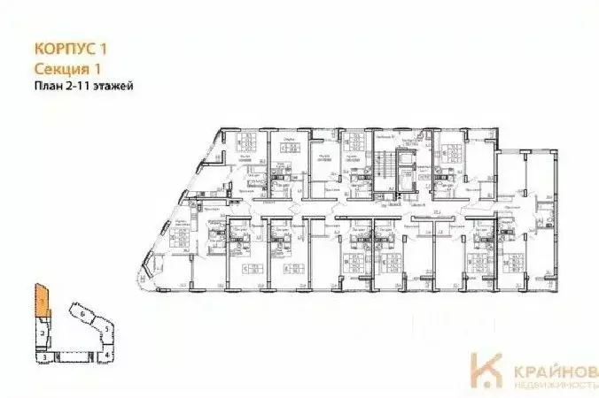 1-к кв. Воронежская область, Воронеж бул. Содружества, 1 (42.4 м) - Фото 1
