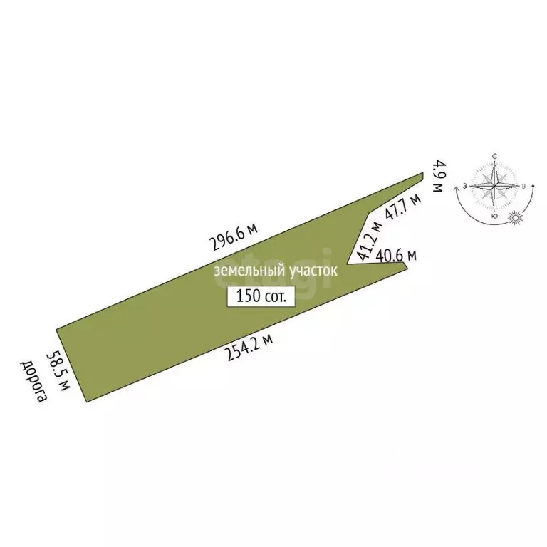 Участок в Крым, Кировский район, Первомайское с/пос, с. Изюмовка ул. ... - Фото 2