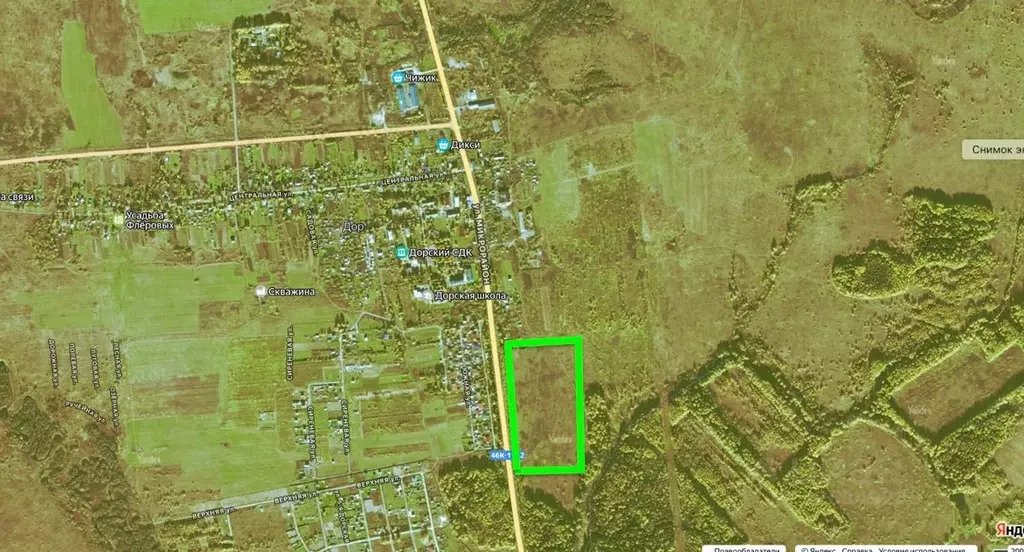 Участок в Московская область, Шаховская муниципальный округ, д. Дор  ... - Фото 1