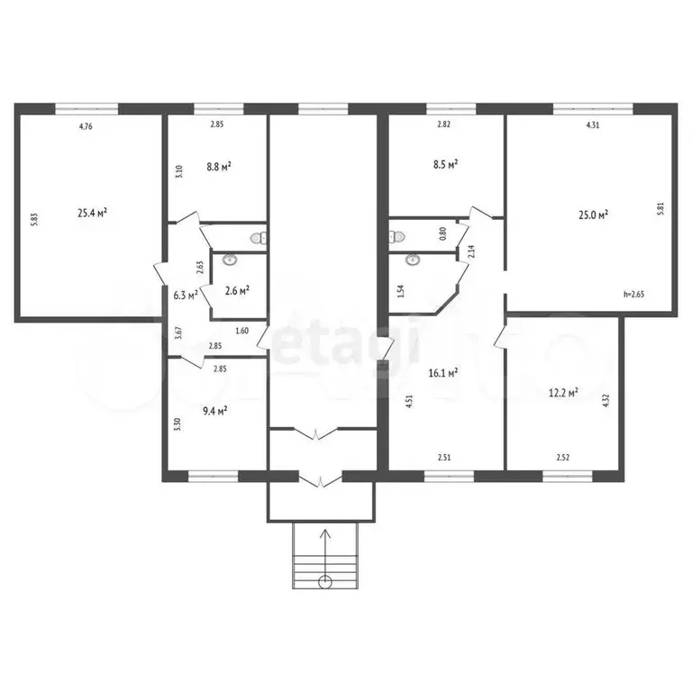 Продам офисное помещение, 64.8 м - Фото 1