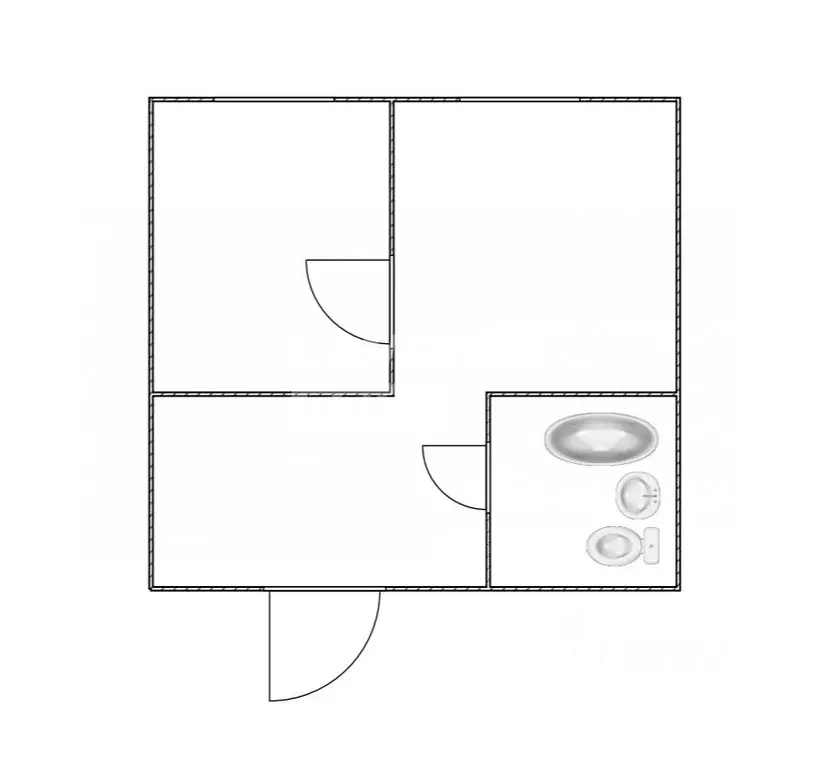 1-к кв. Томская область, Томск ул. Полины Осипенко, 31 (23.6 м) - Фото 2