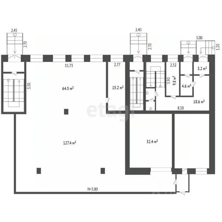 Торговая площадь в Вологодская область, Шексна рп, Шексна Южная мкр ... - Фото 0