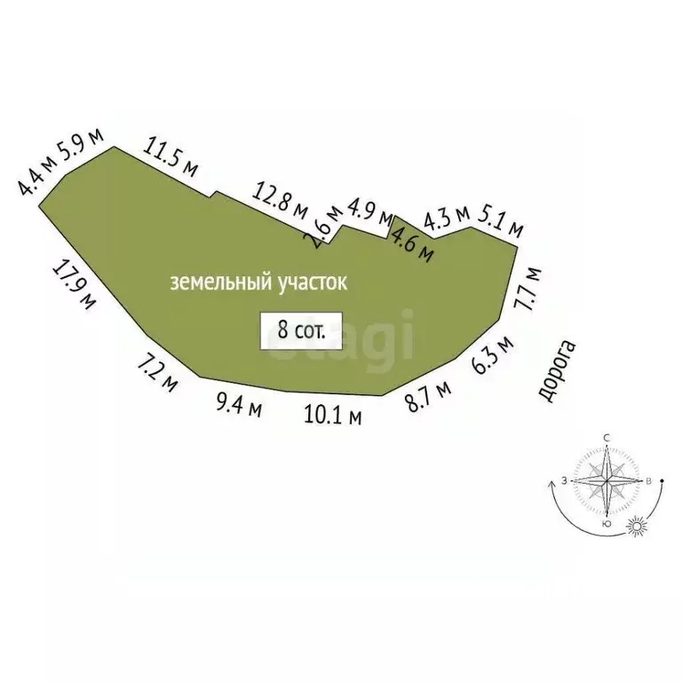 Участок в Крым, Алушта муниципальный округ, с. Лазурное  (9.0 сот.) - Фото 2