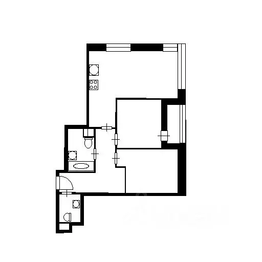 3-к кв. Москва Каширский проезд, 25к4 (62.2 м) - Фото 2