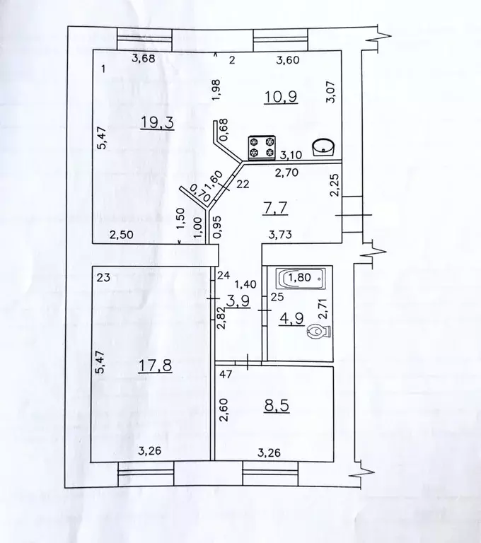 3-к кв. Самарская область, Самара Чапаевская ул., 212 (73.0 м) - Фото 0