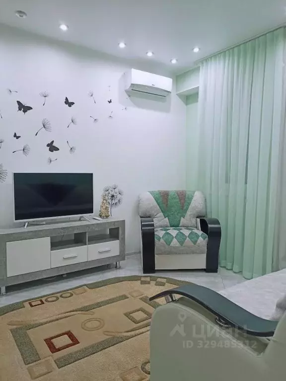 1-к кв. Краснодарский край, Сочи Мамайка мкр, ул. Волжская, 34/4 (38.0 ... - Фото 1