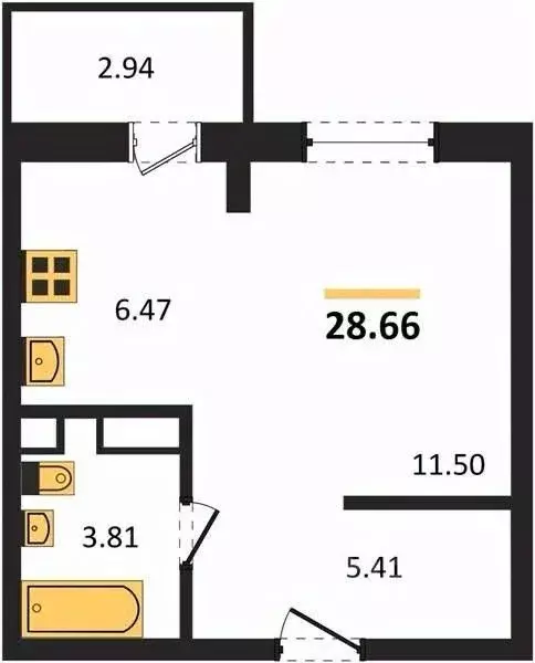 Студия Владимирская область, Владимир пос. Заклязьменский, ул. ... - Фото 2