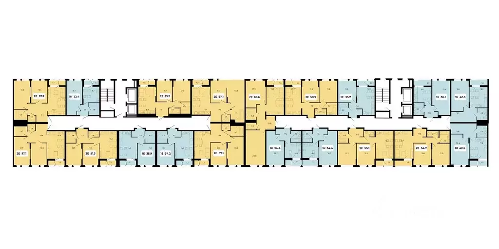 2-к кв. Ростовская область, Аксайский район, Щепкинское с/пос, пос. ... - Фото 2