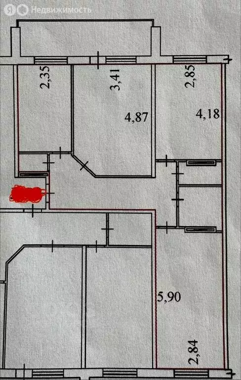 3-комнатная квартира: Волгоград, улица Тимирязева, 46А (70.1 м) - Фото 1