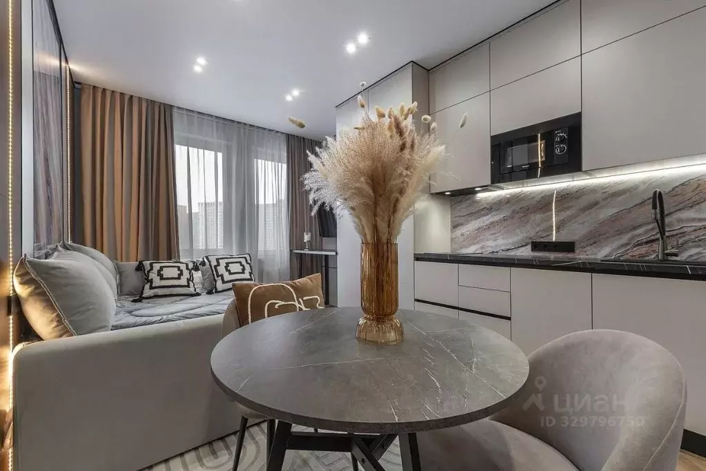 Студия Москва Новоостаповская ул., 20 (22.0 м) - Фото 2