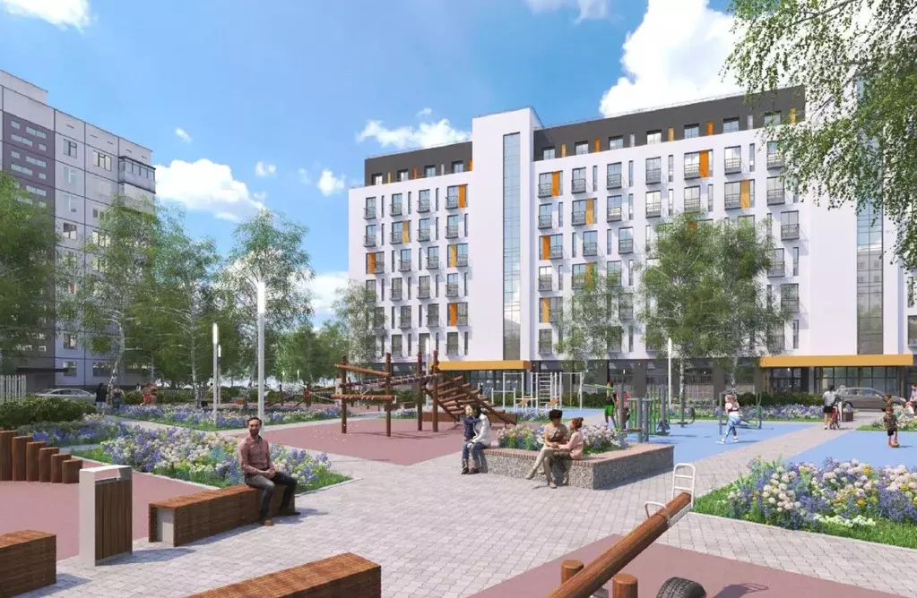 1-к кв. Омская область, Омск  (34.43 м) - Фото 2