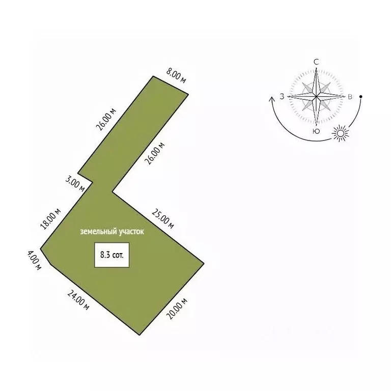 Участок в Амурская область, Благовещенский район, с. Чигири  (8.3 ... - Фото 2