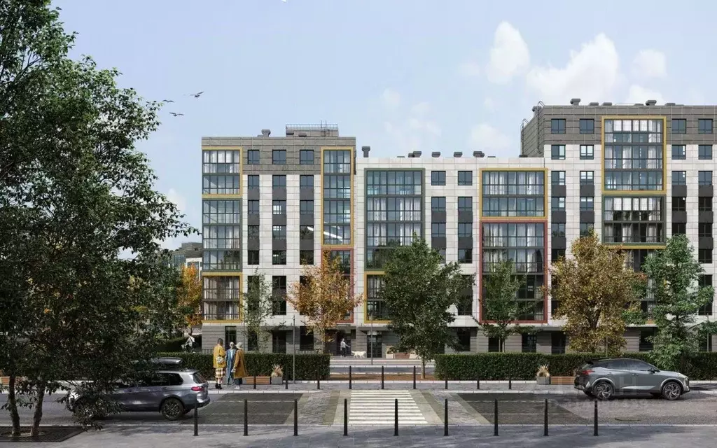 1-к кв. Псковская область, Псков Крестовский жилой комплекс (38.6 м) - Фото 1