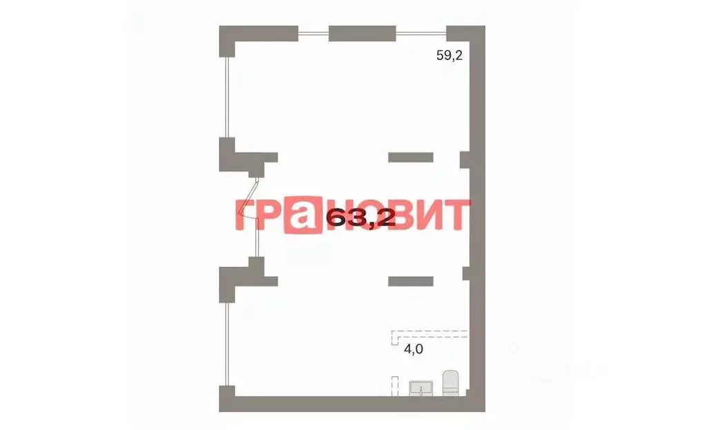 Помещение свободного назначения в Новосибирская область, Новосибирск ... - Фото 1