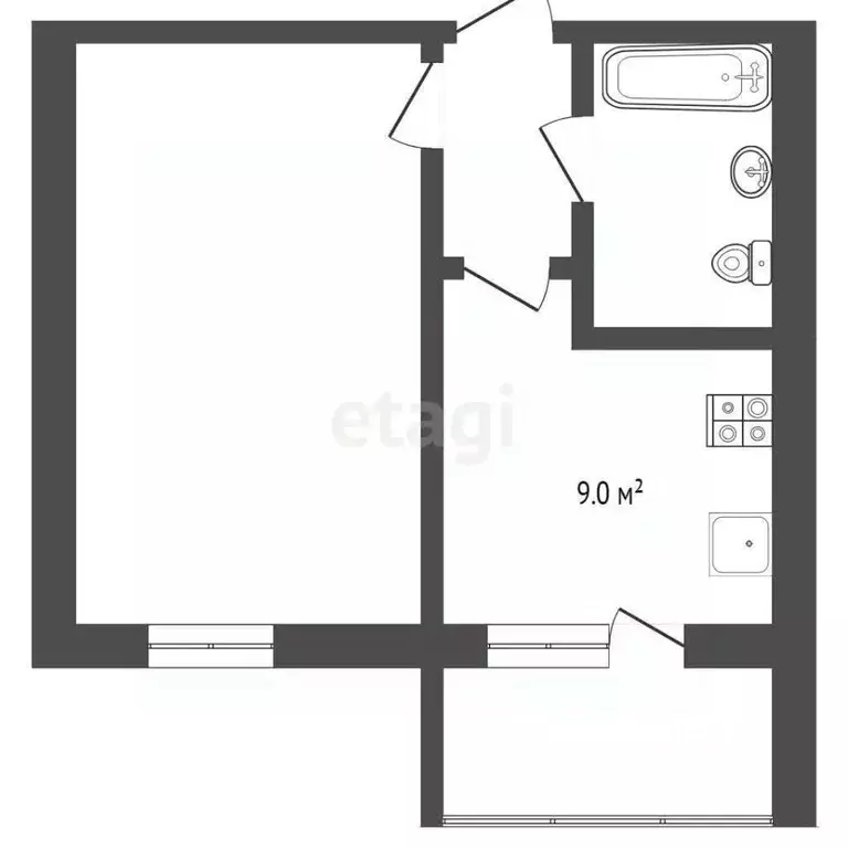 1-к кв. Ростовская область, Ростов-на-Дону ул. Скачкова, 54 (38.0 м) - Фото 2