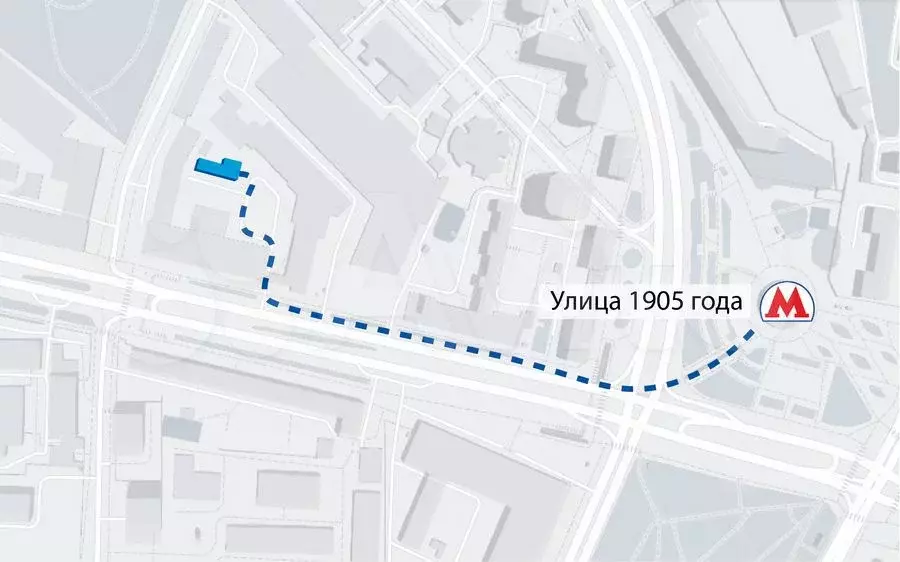 Склад 67.2 м у метро Улица 1905 года - Фото 1