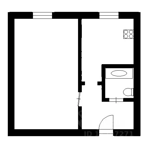 1-к кв. Свердловская область, Нижний Тагил ул. Землячки, 47 (31.0 м) - Фото 2