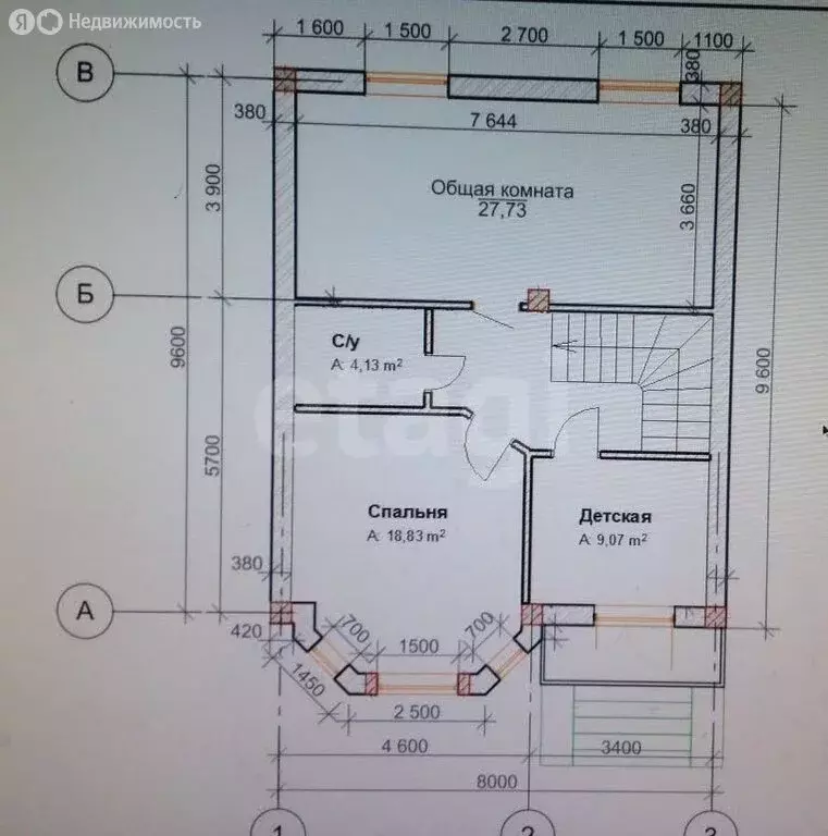 Дом в Каспийск, микрорайон Кемпинг, улица 4-я Линия (168 м) - Фото 1