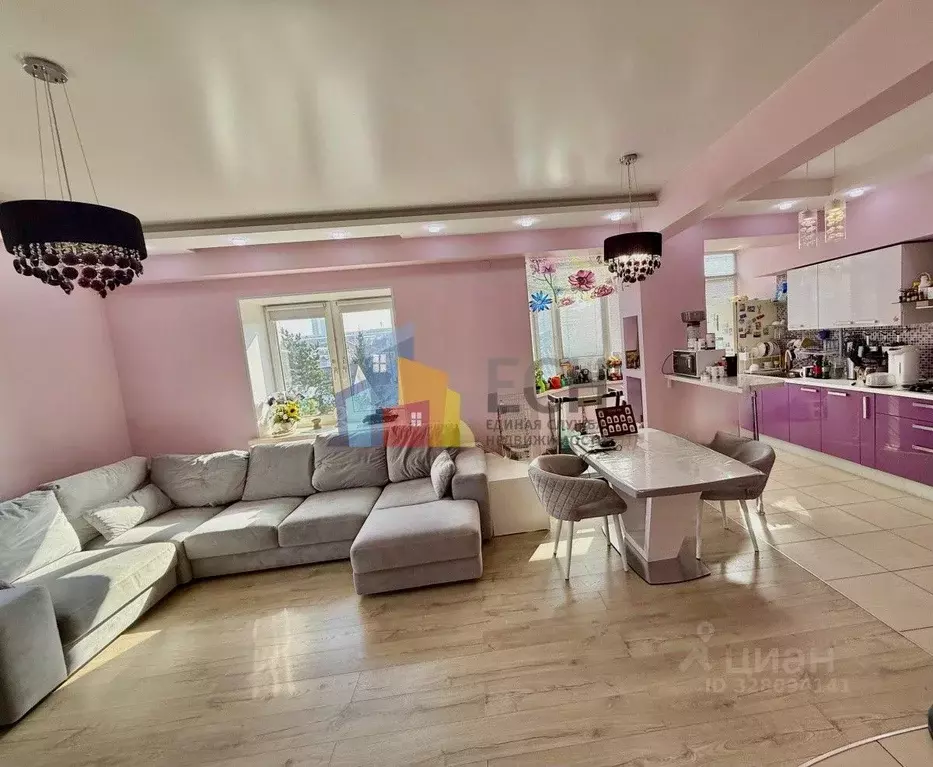 3-к кв. Тульская область, Тула Серебровская ул., 85 (111.6 м) - Фото 1