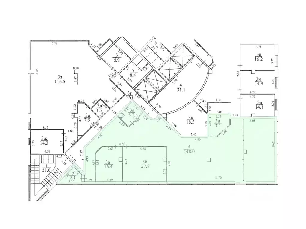 Офис в Московская область, Химки ул. Панфилова, 19с1 (207 м) - Фото 1