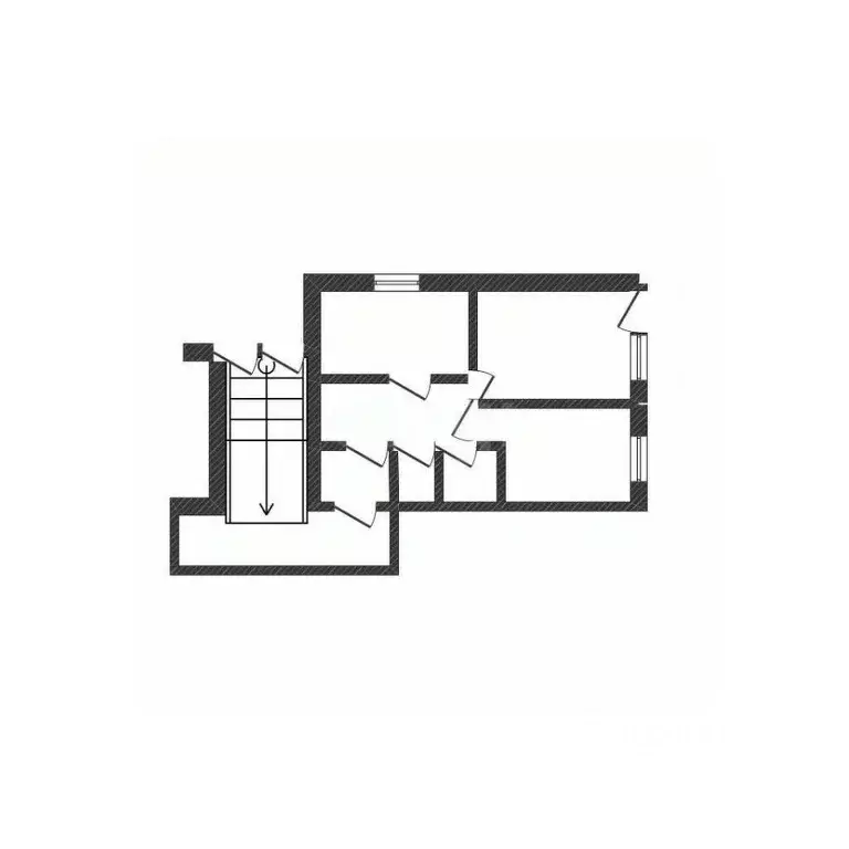 2-к кв. Белгородская область, Валуйки ул. Фурманова, 28 (51.4 м) - Фото 2