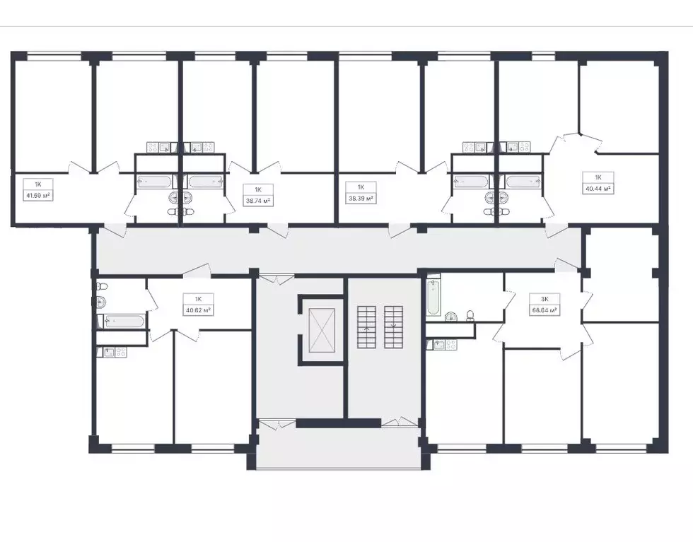 3-к кв. Ставропольский край, Ессентуки ул. Благодатная, 28 (68.64 м) - Фото 2
