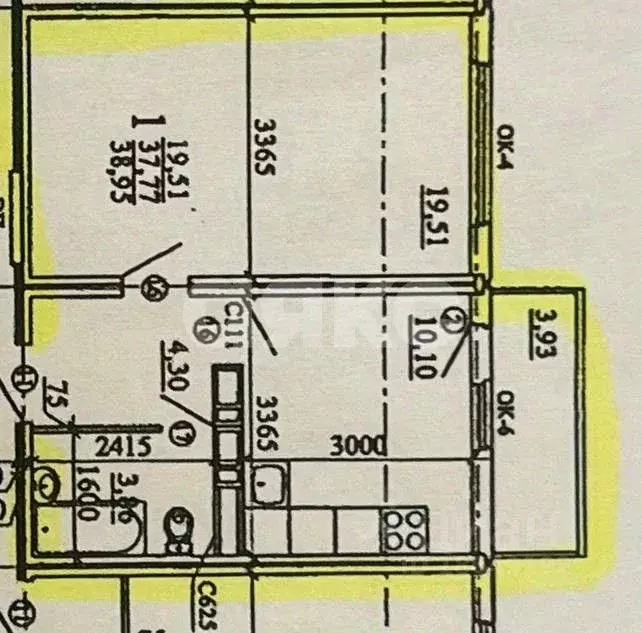 1-к кв. Краснодарский край, Анапа ул. Адмирала Пустошкина, 10 (37.0 м) - Фото 1