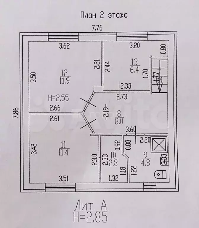 Дом 112,8 м на участке 7,1 сот. - Фото 1