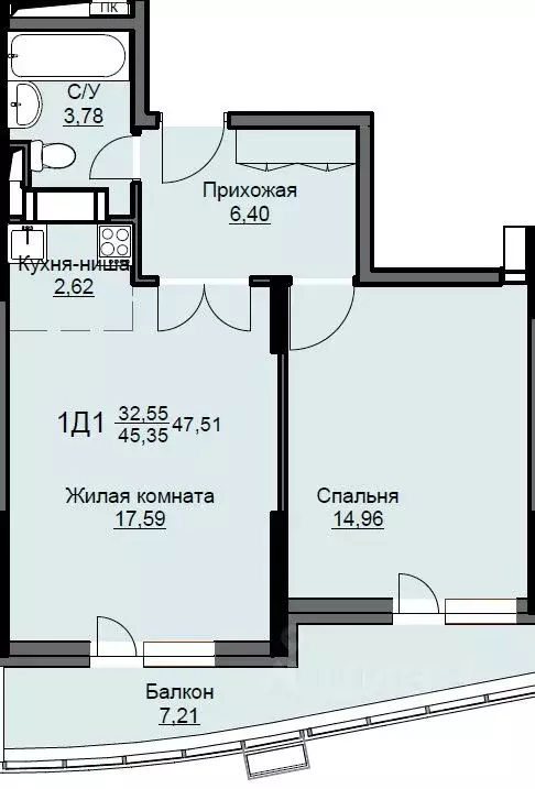 1-к кв. Московская область, Щелково Соболевка мкр, Соболевка жилой ... - Фото 0