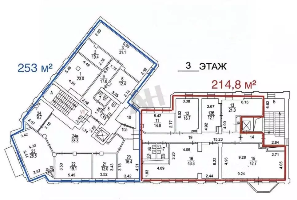 Офис в Москва ул. Большая Якиманка, 17/2С1 (253 м) - Фото 2
