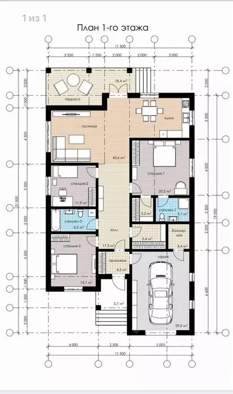 Дом в Челябинская область, Сосновский муниципальный округ, с. ... - Фото 2