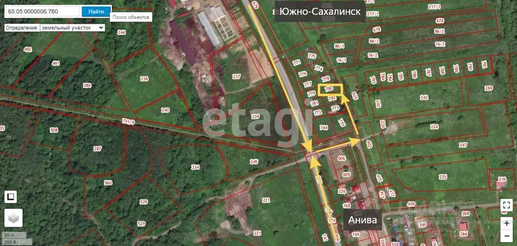 Участок в Сахалинская область, Анивский городской округ, с. ... - Фото 1